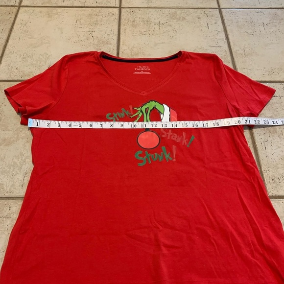 Talbots Grinch "Stink! Stank! Stunk!" Christmas T-Shirt XL - Picture 3 of 6